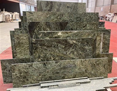 공작 녹색 대리석