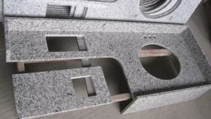 중국 타이거 스킨 화이트 화강암 세면대