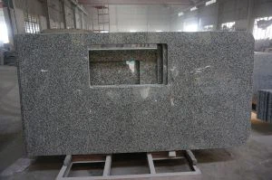 G623 중국 베타로 사 문 진주 실버 회색 화강암 부엌 싱크대 및 화장실 세 면 대 상판