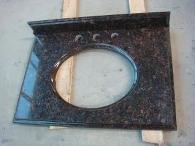 인도 화강암 탄 브라운 허영 탑스