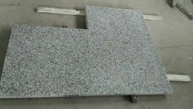 Luna 진주 백색과 밝은 회색 화강암 싱크대, 갈색 또는 흰색 캐비닛