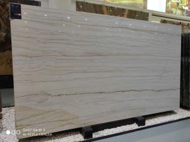 흰색 마카오 광택 된 규암