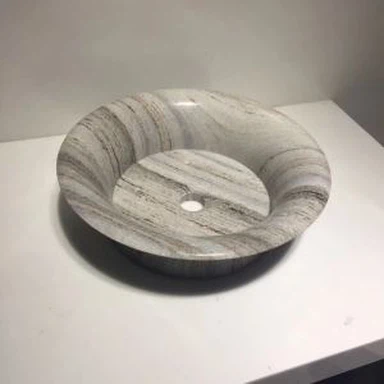 크리스탈 우드 대리석 아트 분지 하우스