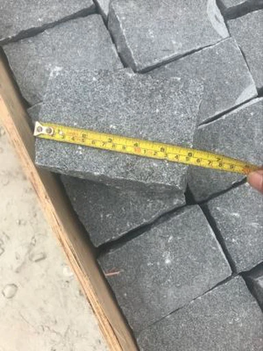 다크 그레이 화강암 큐브 스톤