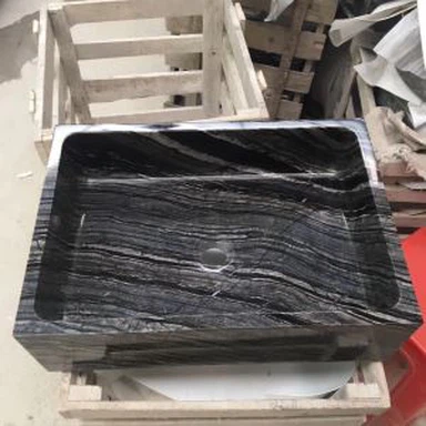 케냐 블랙 대리석 싱크 욕실