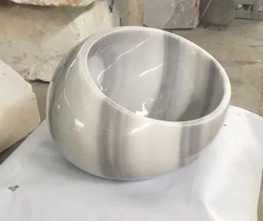 Marmara 흰색 대리석 싱크 디자인