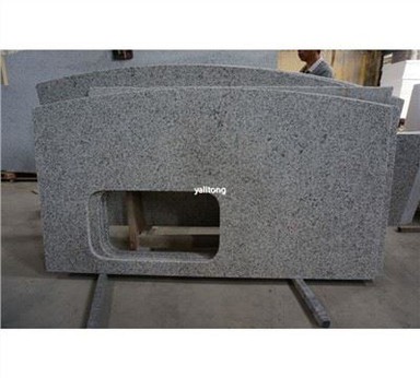 G655 화강암 조리대 및 화장대 / 헤이젤 화이트 화강암 타일 / 통안 화이트 주방 섬