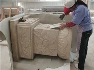 실내 장식 비용을위한 대리석 기둥베이스