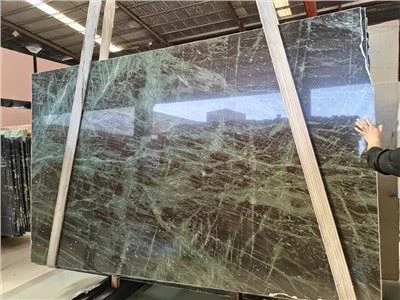 브라질 녹색 은하 규암 석판